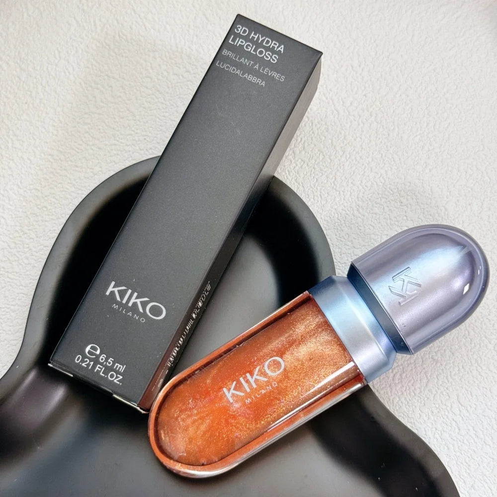 KIKO Milano Long Lasting Oil Control Weightless Wet Dry Powder 3D Hydra Glossy Shine Lip Gloss KIKO Eyeshadow Beauty Makeup Gift