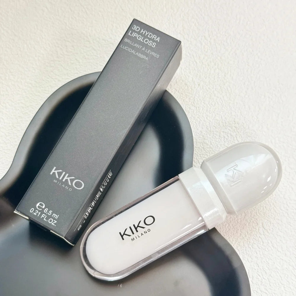 KIKO Milano Long Lasting Oil Control Weightless Wet Dry Powder 3D Hydra Glossy Shine Lip Gloss KIKO Eyeshadow Beauty Makeup Gift