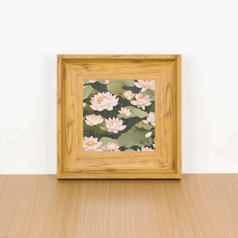 Square Picture Frame 5x5, 6x6, 7x7, 8x8, 10x10 Inches 4cm Wide Border, Versatile Tabletop Wall-Mountable Photo Frames Home Décor