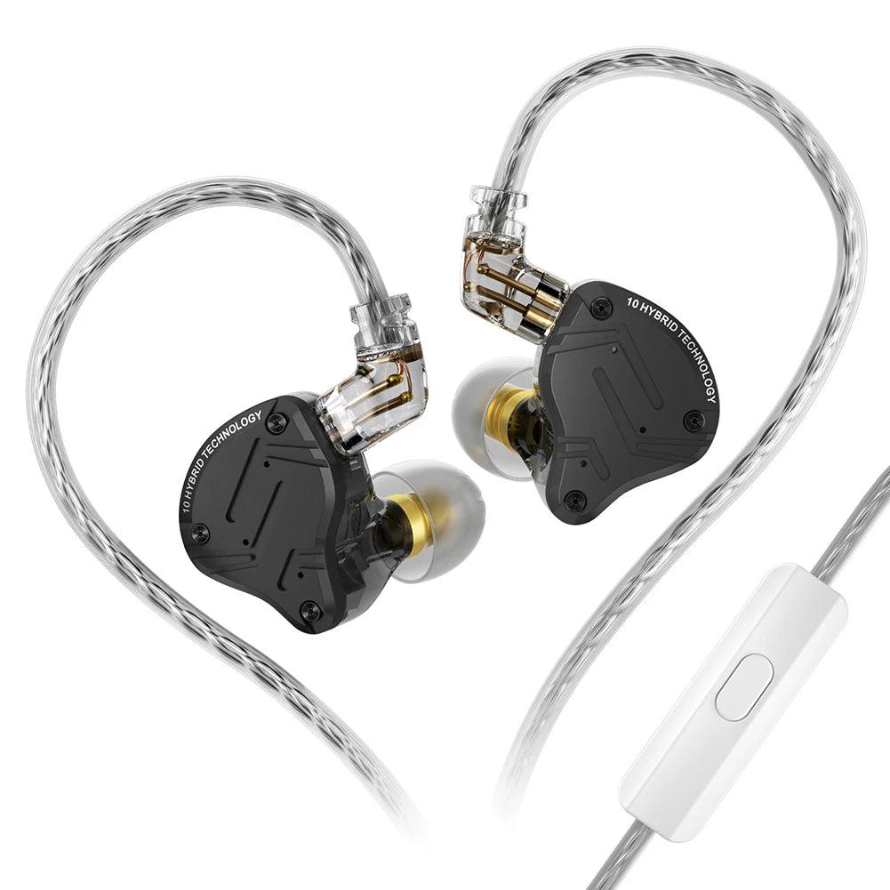 KZ-ZS10&ZS10 PRO X/KZ EDX pro Inear Sports Wired Headphones Dynamic Balanced Armature HiFi Headset Earbuds 3.5mm Jack Hands Free