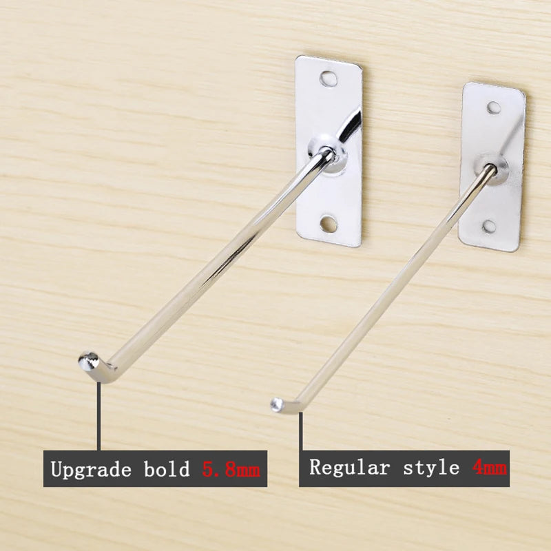 Wall Hook Nail Wall Display Lewelry Hook Mobile Phone Accessories Single Line Hook Steel Hardware Tool Hammer Pliers Wall Mount