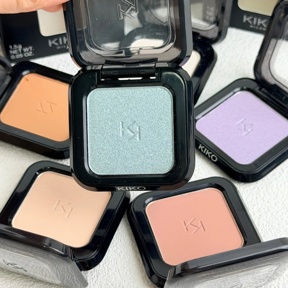 KIKO Milano Long Lasting Oil Control Weightless Wet Dry Powder 3D Hydra Glossy Shine Lip Gloss KIKO Eyeshadow Beauty Makeup Gift