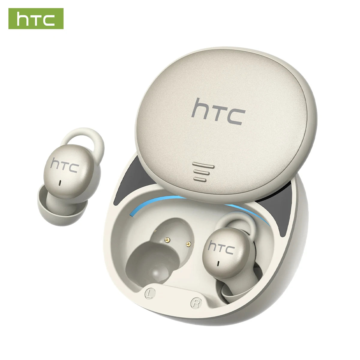 HTC Sleep Earbuds Wireless Block Snoring Noise Reduction Bluetooth Headphones Dolby Lightweight for Side Sleepers Earphones