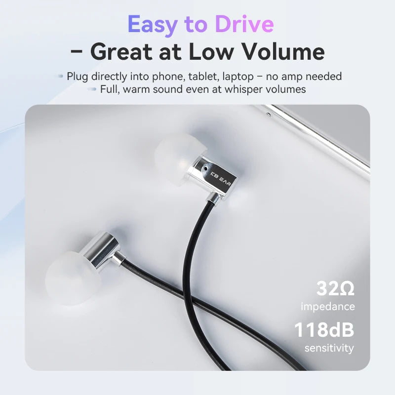 KBEAR Dumpling Plus Sleep-Focused Upgraded Headphones Sound Insulation Earbuds Noise Reduction IEM Earphones For Side-sleepers