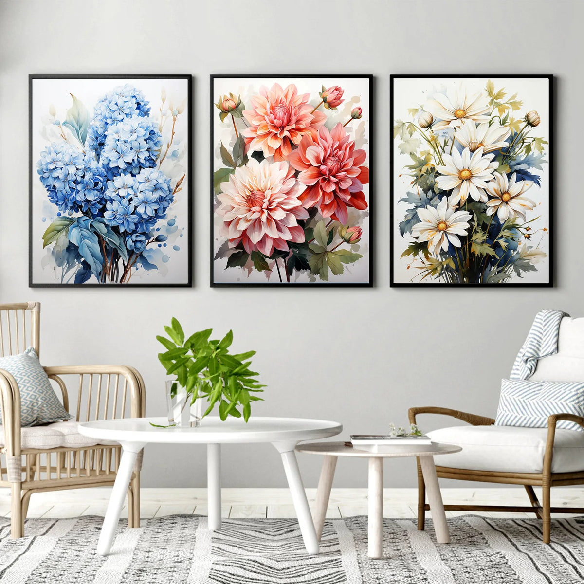 DIY 5D Diamond Painting Restaurant Diamond Embroidery Flowers And Plants Rhinestone Mosaic Cross Stitch Kit Home Décor