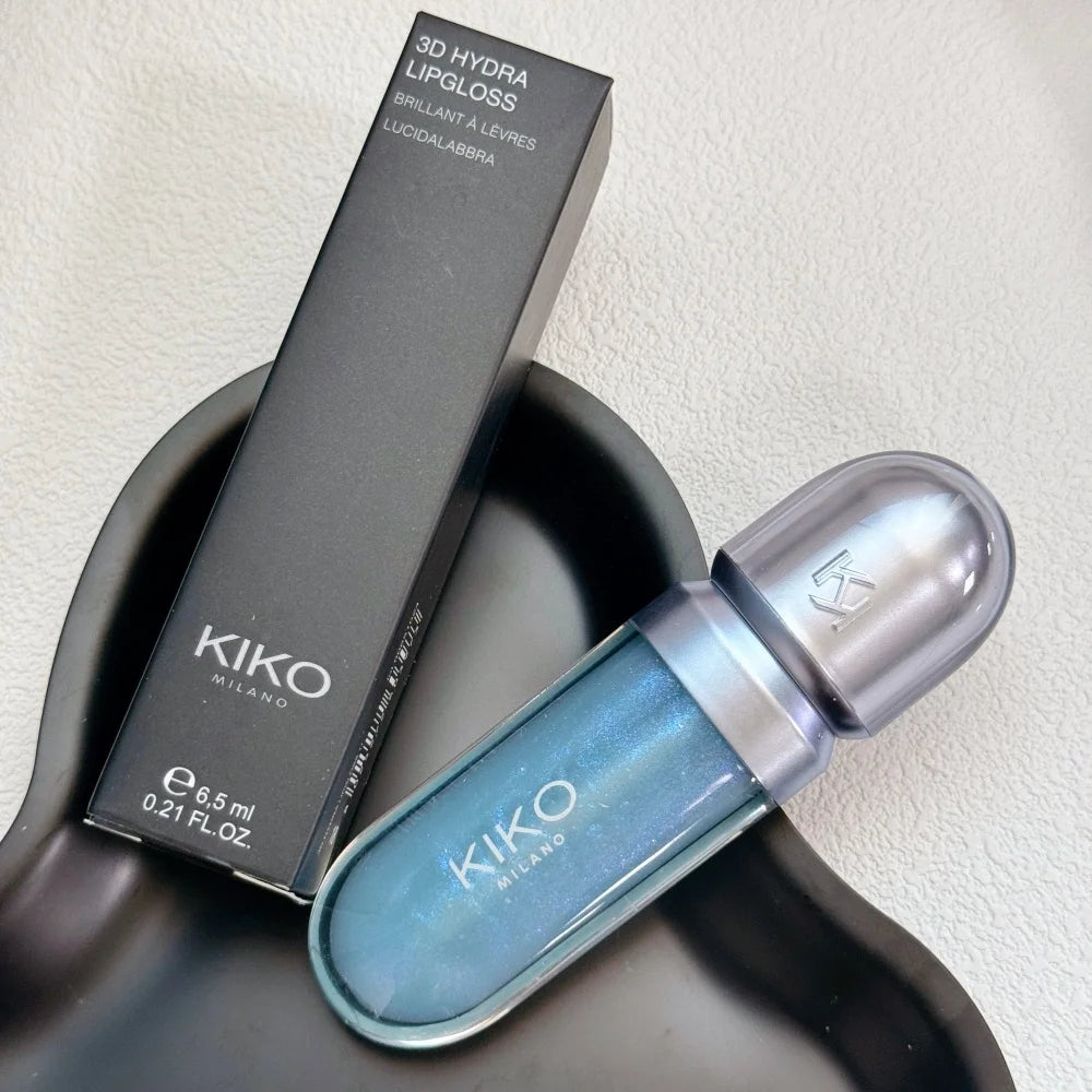 KIKO Milano Long Lasting Oil Control Weightless Wet Dry Powder 3D Hydra Glossy Shine Lip Gloss KIKO Eyeshadow Beauty Makeup Gift