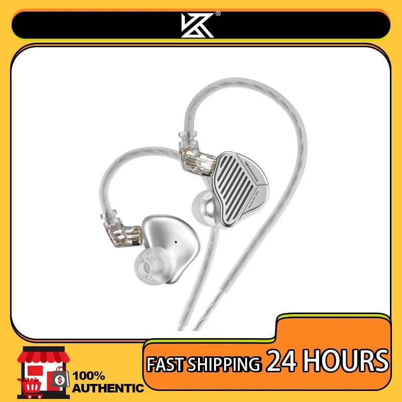 KZ PR1 Planar Driver In Ear Wired Earphones Music Headphones HiFi Bass Monitor Earbuds Sport Headset