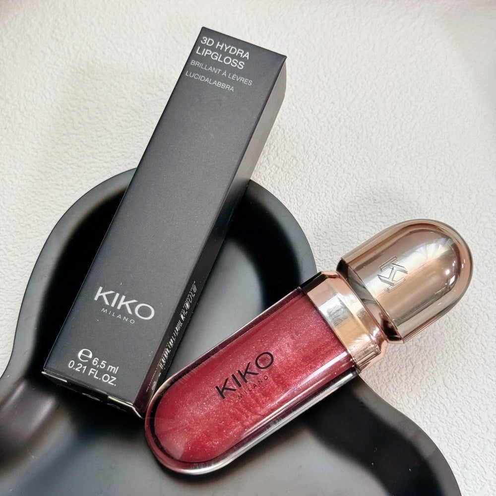 KIKO Milano Long Lasting Oil Control Weightless Wet Dry Powder 3D Hydra Glossy Shine Lip Gloss KIKO Eyeshadow Beauty Makeup Gift
