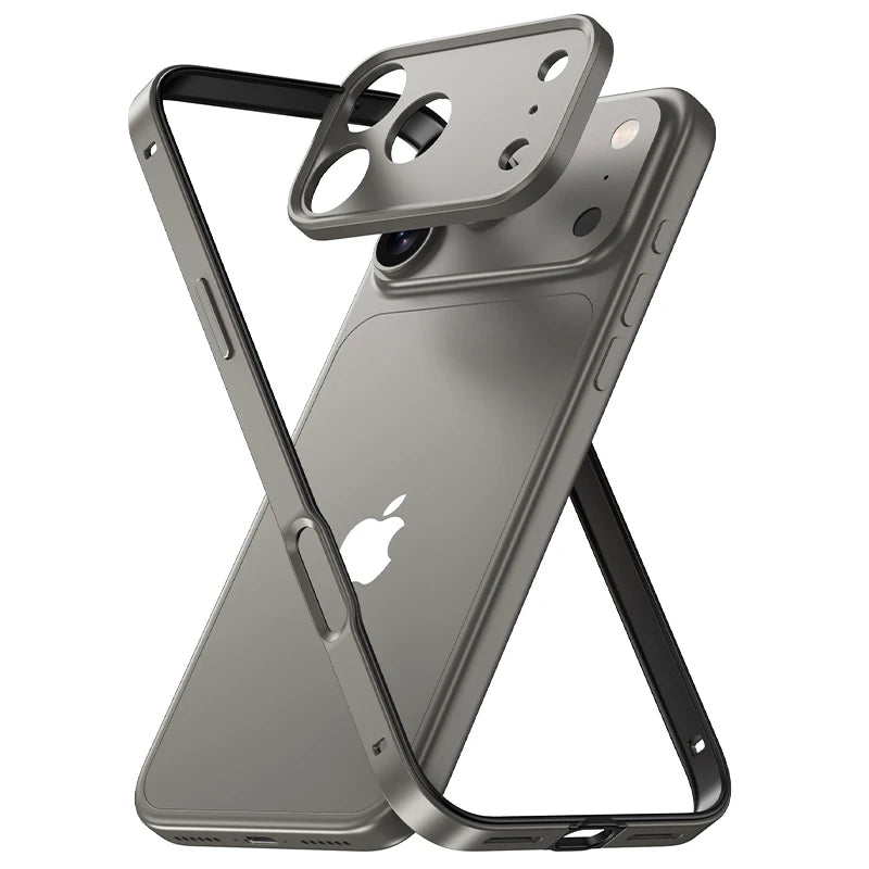 Camera Lens Protector Cover Metal Silicone Bumper Case For iPhone 17 Pro Max Air 16 Plus 15 14 13 Protection Phone Accessories