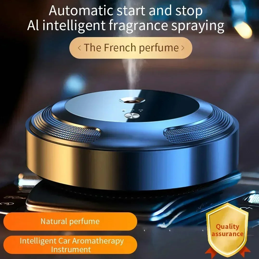Car Air Freshener Air Purifier Smart Aroma Diffuser for Vehicle Essential Oils Diffuser Office Room Car Smell Distributor