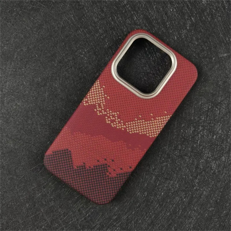 Magnetic Carbon Fiber Case for Xiaomi 17 Aramid Phone Case Phone Protective Cover Magnetic Suction Design Phone Accessories