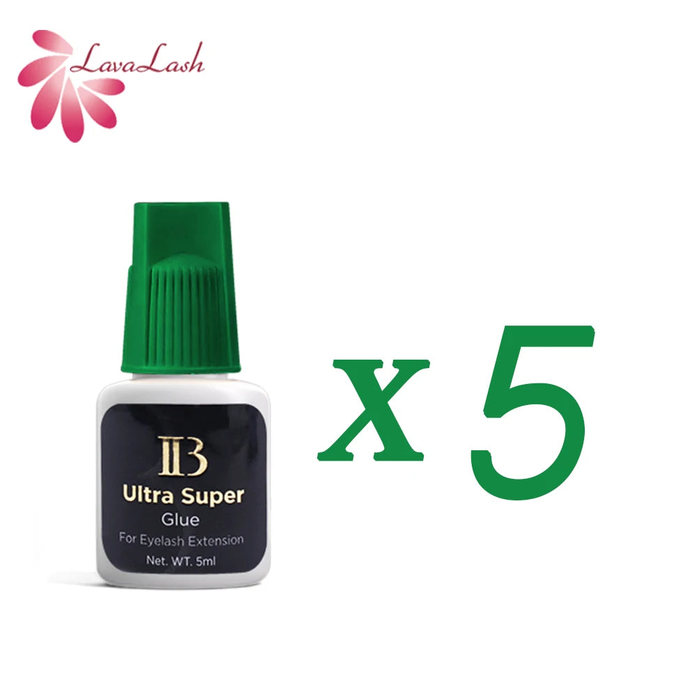 I-Beauty IB Ultra Super Glue for Eyelash Extensions 5ml IB Glue Green Cap False Lash Adhesive Makeup Tools Wholesale Shop