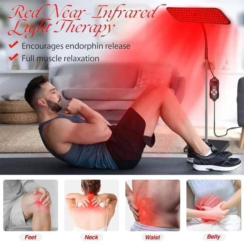 126Pcs LED Red Light Healthcare Lamp For Full Body Face Near Infrared Light Sauna For Joint Muscle Relieve Beauty Health Gadget