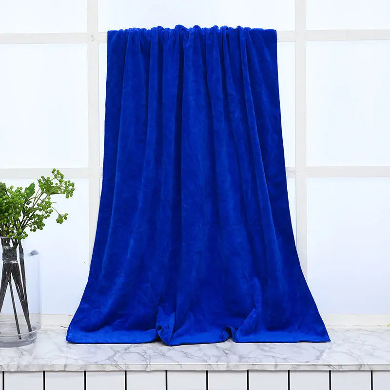 super large Microfiber bath towel,soft, high absorption and quick-drying, sports, Beauty salons and hotels multi-functional use.
