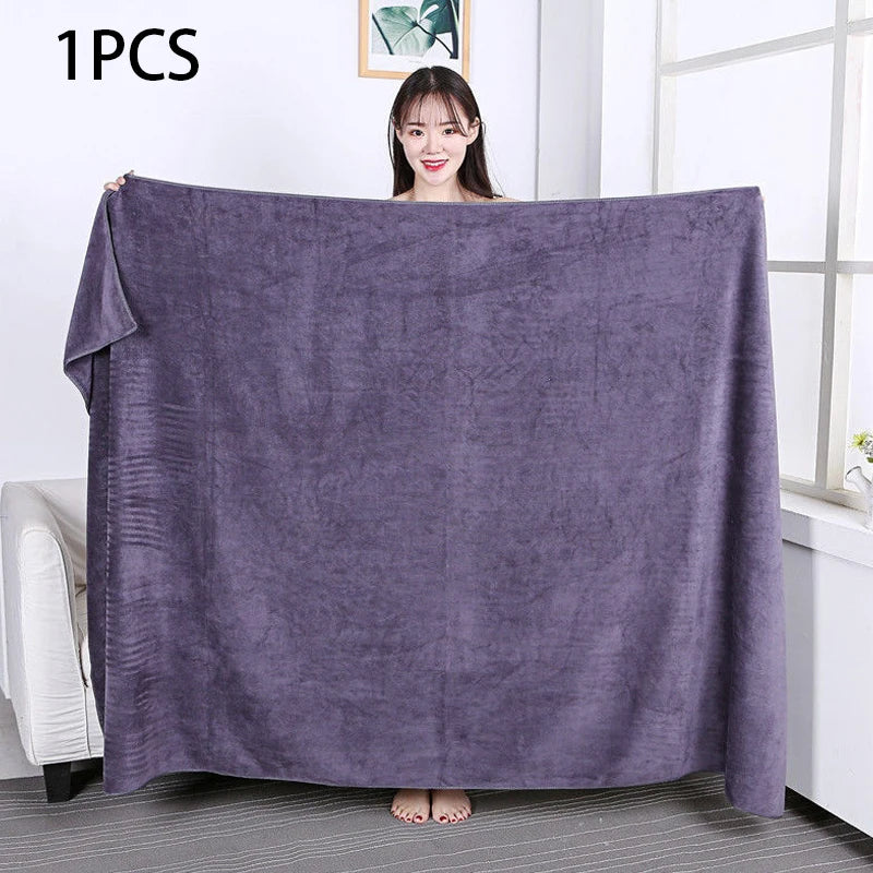 Large Size 180x200cm Thickening Beauty Salons Bath Towels Quick Drying Are Soft Skin Friendly Non Shedding Hotel Massage Towels