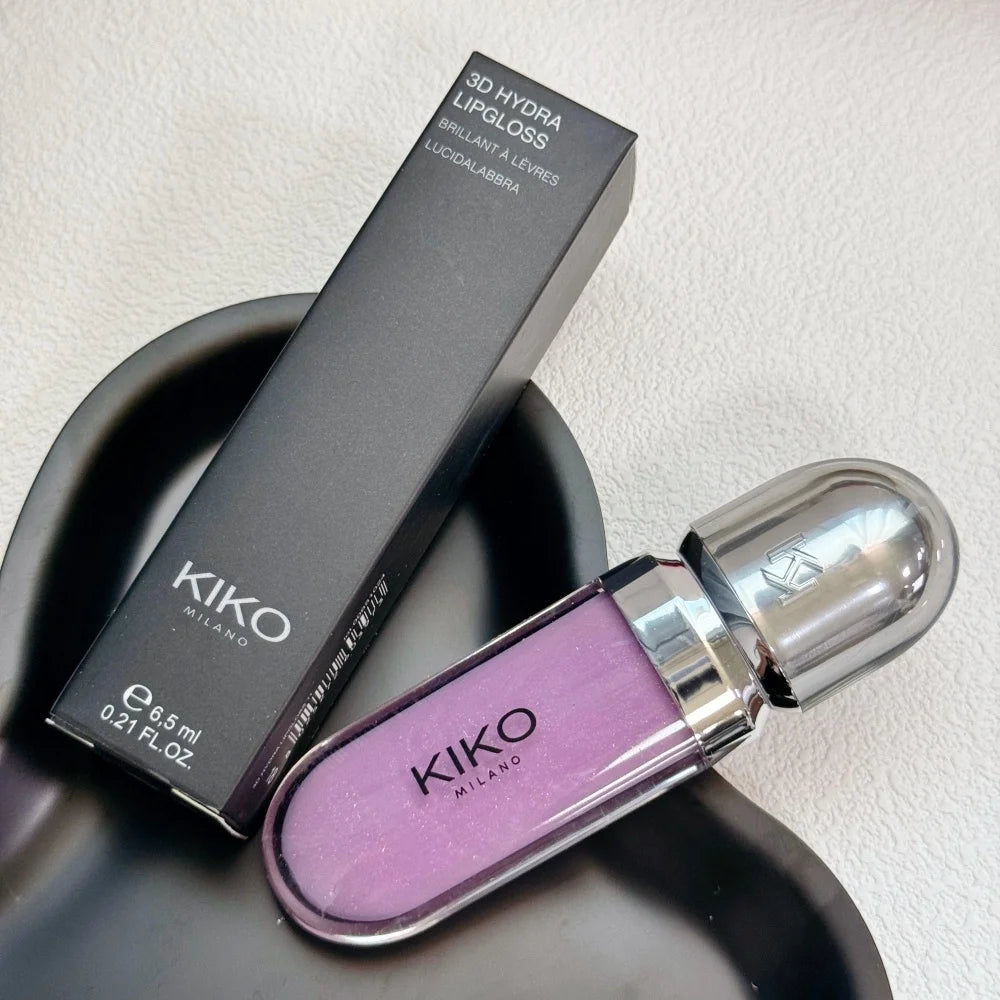 KIKO Milano Long Lasting Oil Control Weightless Wet Dry Powder 3D Hydra Glossy Shine Lip Gloss KIKO Eyeshadow Beauty Makeup Gift