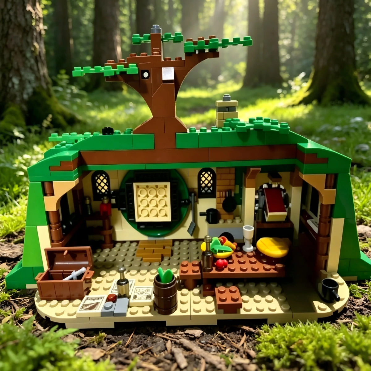 2026 New Model MOC Home Décor Creative Series Treehouse – 659 Pieces – Assembled – Perfect for Holiday Gifts