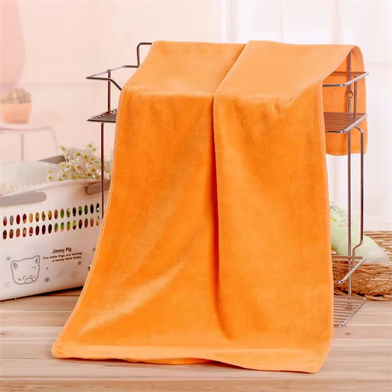 A big towel thick microfiber bath towel absorbent and quick-drying multifunctional swimming fitness sports beauty salon towel