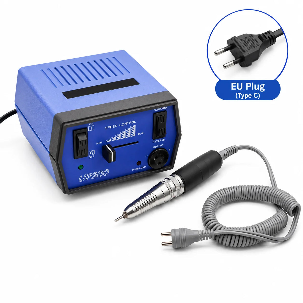 UP200 Portable Electric Nail Drill Manicure Pedicure Machine Beauty Salon Nail Art Equipment