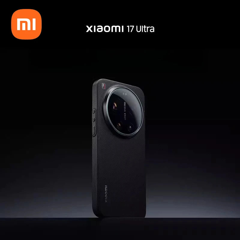 【New Product】Original Official Xiaomi 17 Ultra Mi Dragon Scale Fiber Magnetic Case Phone Accessories (Only Case )