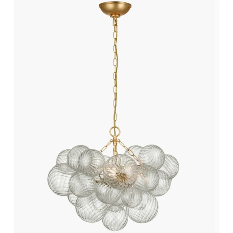 American Style Glass Bubble Ball Pendant Lights Vintage Living Rooms Cantilevered Dining  Dressing Room Master Bedroom Lighting