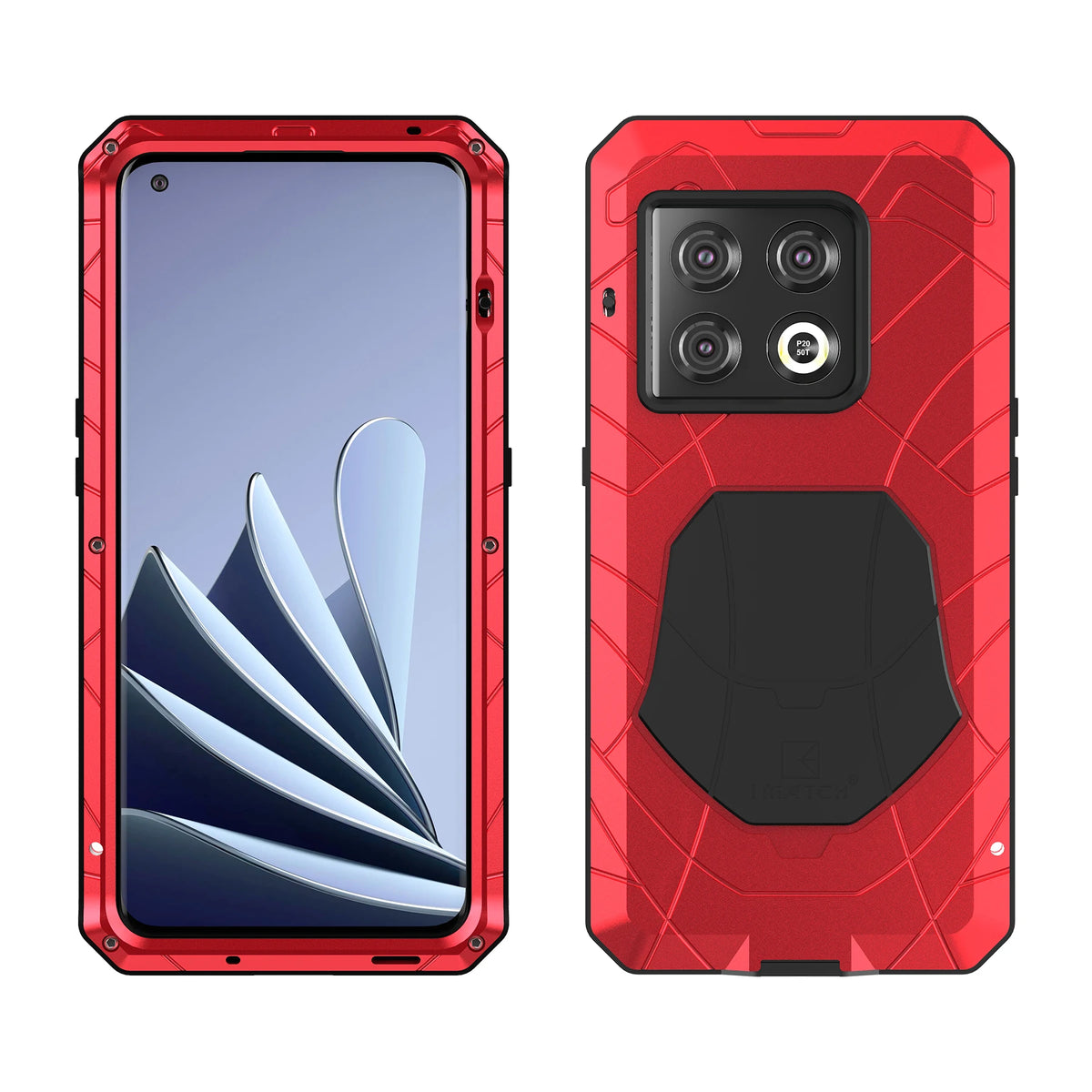 Case For Oneplus 11 10 9 8 7 7T Pro Heavy Duty Protection Doom Armor Metal Aluminum Shockproof Protector Cover Phone Accessories