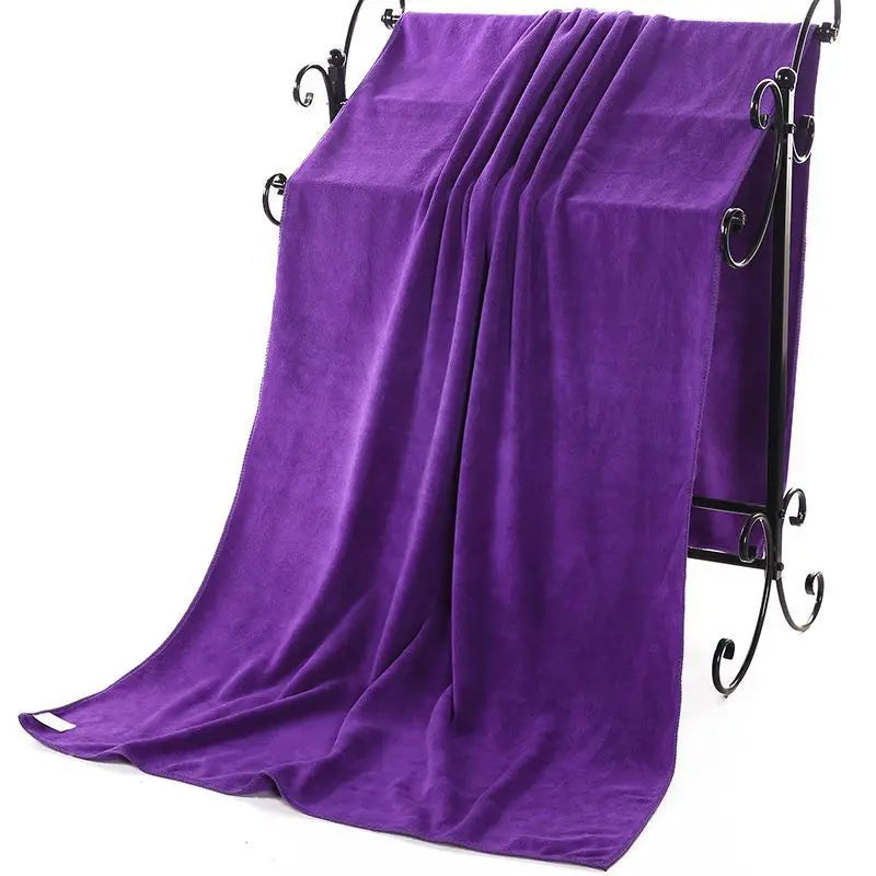 super large Microfiber bath towel,soft, high absorption and quick-drying, sports, Beauty salons and hotels multi-functional use.