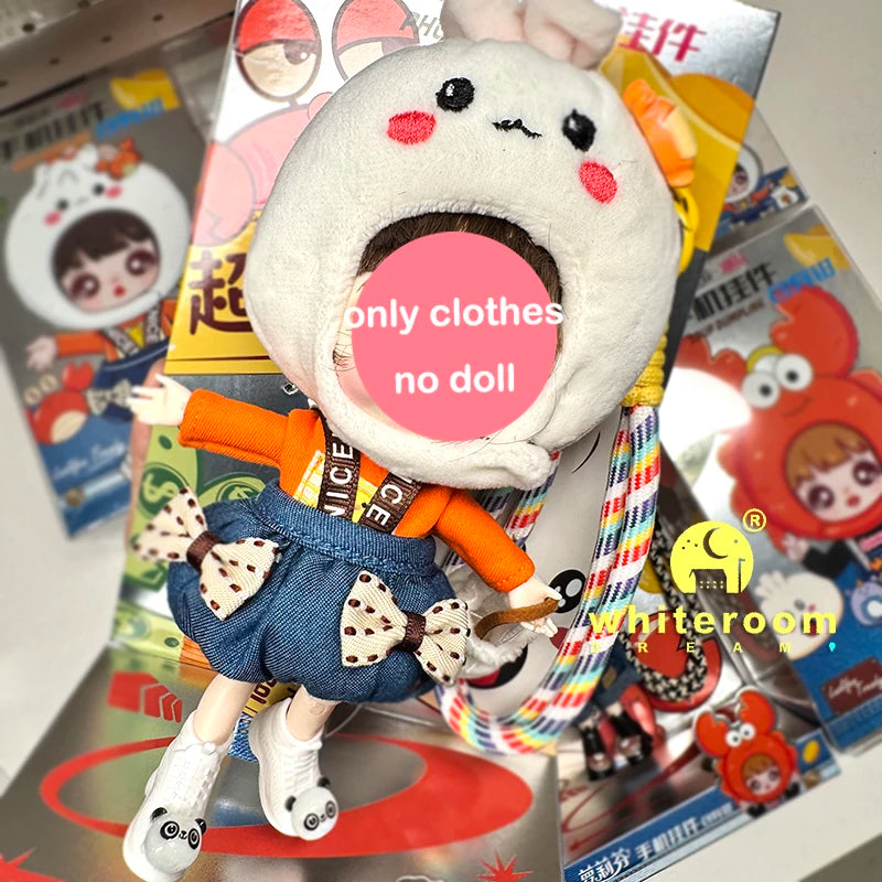 NEW BJD doll clothes New Year Mascot Greetings Holiday Gifts Hanging Mobile phone Accessories Girl Toys DIY  Backpack Decoration
