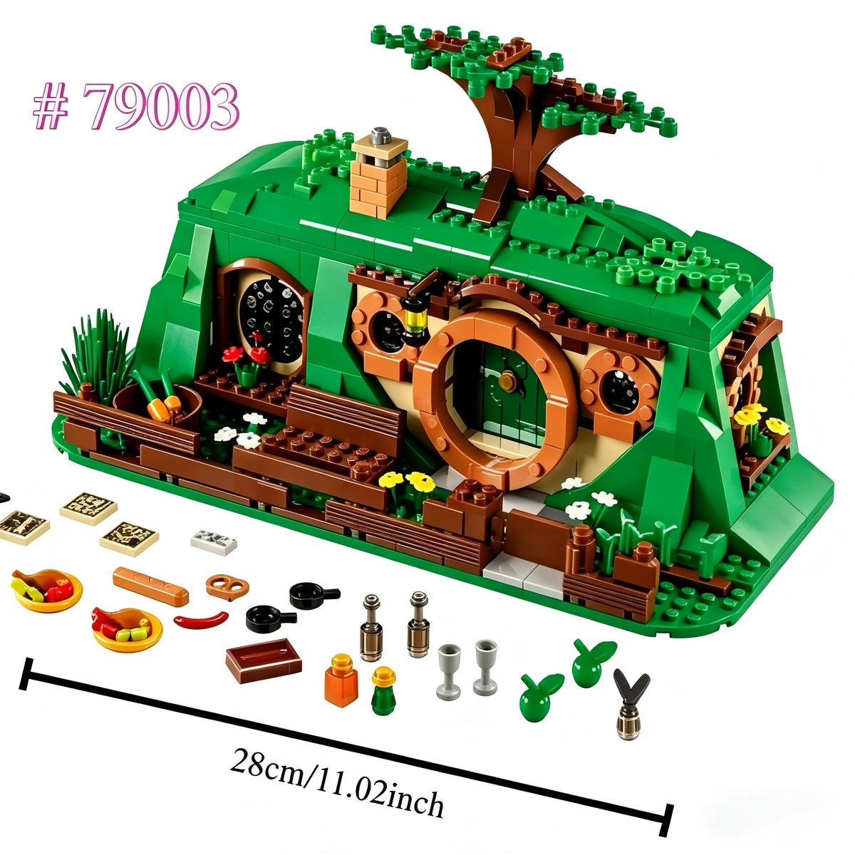 2026 New Model MOC Home Décor Creative Series Treehouse – 659 Pieces – Assembled – Perfect for Holiday Gifts