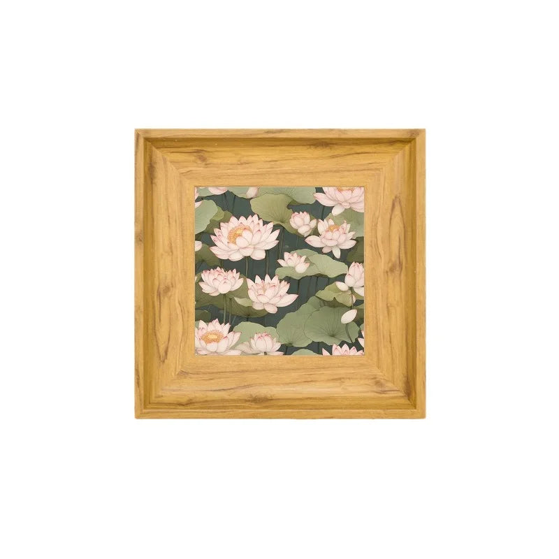 Square Picture Frame 5x5, 6x6, 7x7, 8x8, 10x10 Inches 4cm Wide Border, Versatile Tabletop Wall-Mountable Photo Frames Home Décor
