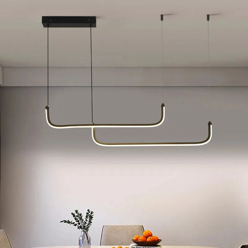 Modern Chandeliers Aluminum Dining Room LED Pendant Lamps Home Décor Bedroom Study Living RoomLighting Fixtures