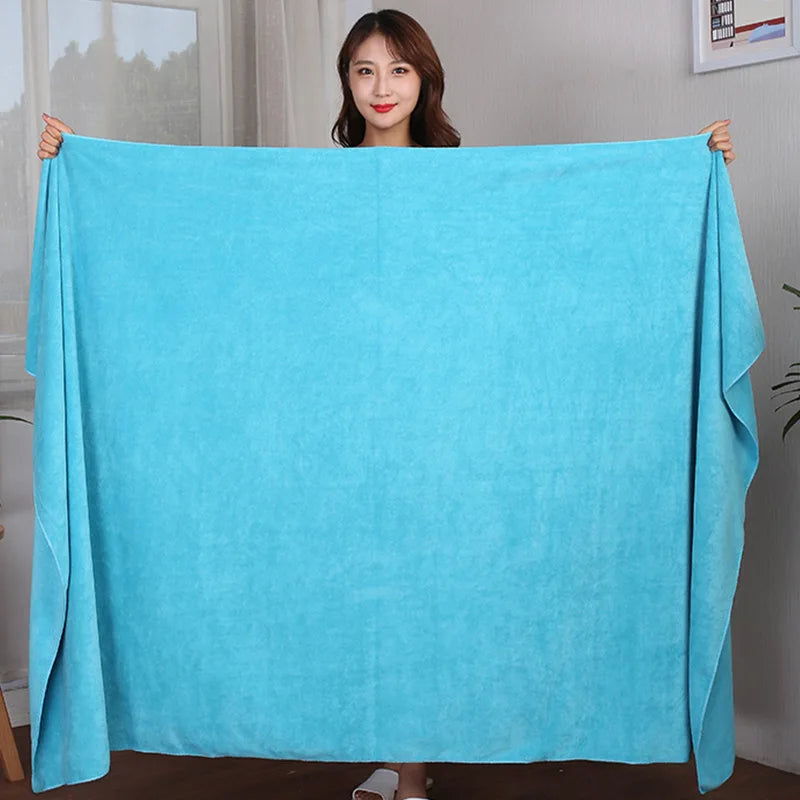 super large Microfiber bath towel,soft, high absorption and quick-drying, sports, Beauty salons and hotels multi-functional use.