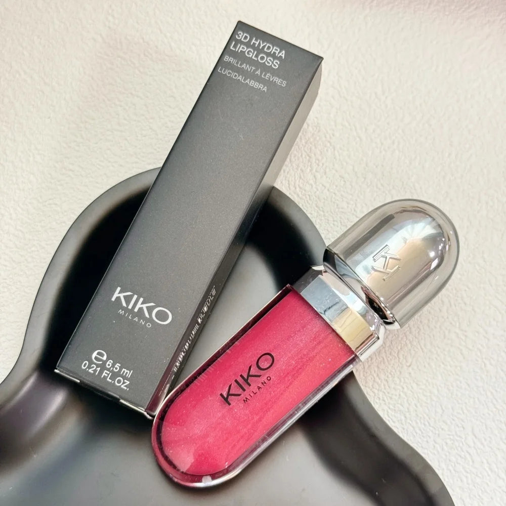KIKO Milano Long Lasting Oil Control Weightless Wet Dry Powder 3D Hydra Glossy Shine Lip Gloss KIKO Eyeshadow Beauty Makeup Gift