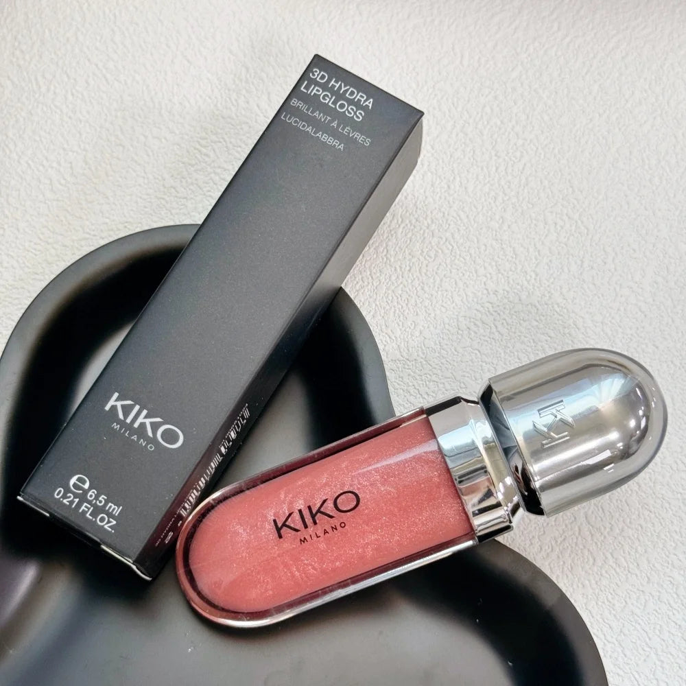 KIKO Milano Long Lasting Oil Control Weightless Wet Dry Powder 3D Hydra Glossy Shine Lip Gloss KIKO Eyeshadow Beauty Makeup Gift