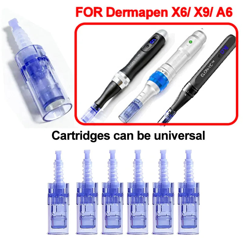 Wireless Dermapen ELON-YC Ultima-X6 Professional Beauty Pen Skin Care Tool Kit With 10PCS 0.25mm Cartridges,Microneedle Pen