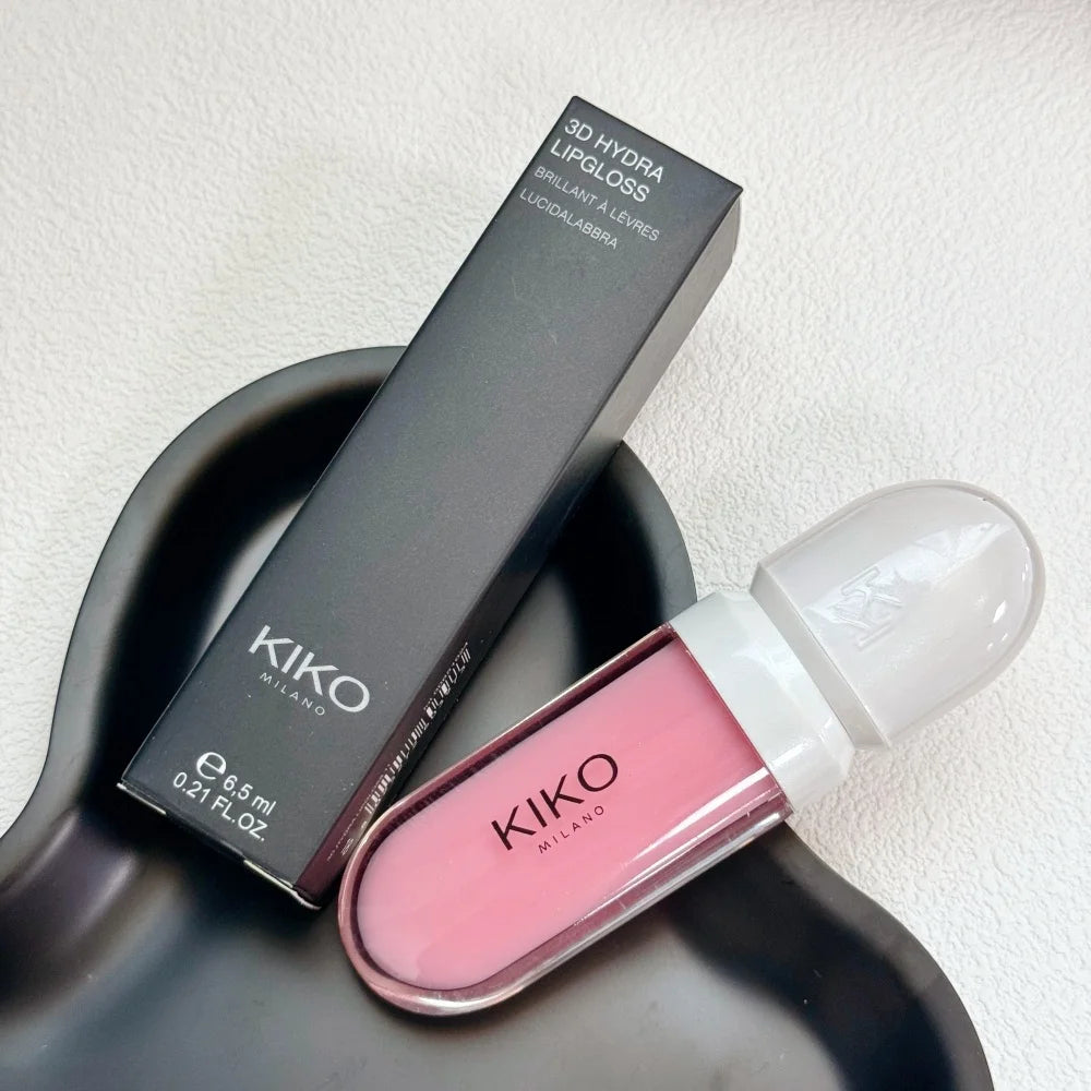 KIKO Milano Long Lasting Oil Control Weightless Wet Dry Powder 3D Hydra Glossy Shine Lip Gloss KIKO Eyeshadow Beauty Makeup Gift