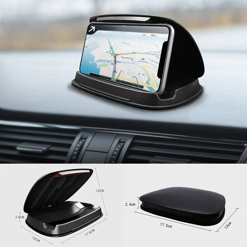 Universal Dashboard Panel Car Phone Holder Clip GPS Mount Stand Display Phone Accessories Support For Iphone Xiaomi Huawei