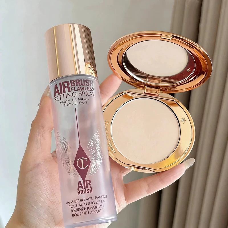 Hot CT Setting Spray Waterproof Oil Control Setting Pressed Powder Lasting Oil Control Beauty Women Makeup Setting Honey Powder