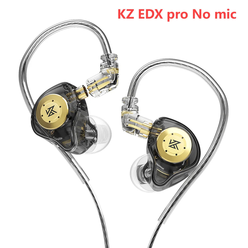 KZ-ZS10&ZS10 PRO X/KZ EDX pro Inear Sports Wired Headphones Dynamic Balanced Armature HiFi Headset Earbuds 3.5mm Jack Hands Free