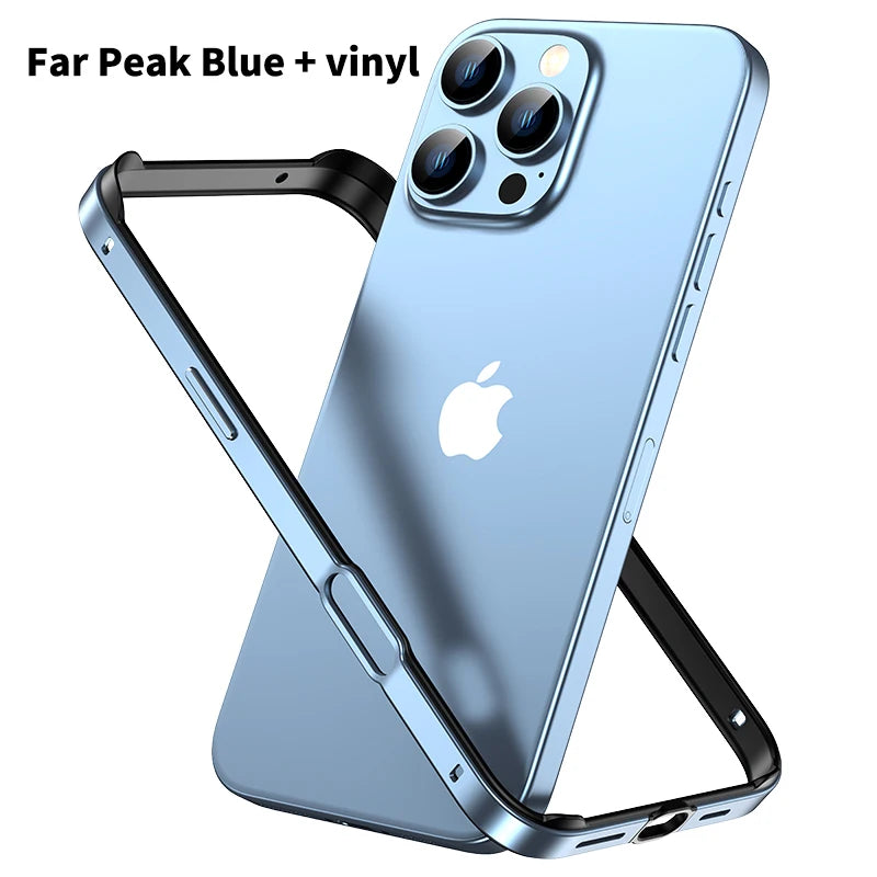 Metal Bumper For iPhone 17 Air 16e 16 E 15 Pro Max 14 Plus 13 Mini 12 11 X XS XR SE 2022 2020 8 iPhone16 16Pro Phone Accessories