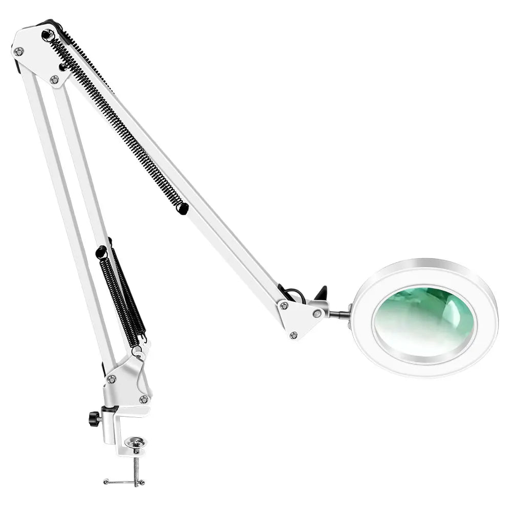 2025 New 8X/10X Illuminated Magnifier USB 3 Colors LED Magnifying Glass for Soldering Iron Repair/Table Lamp/Skincare Beauty