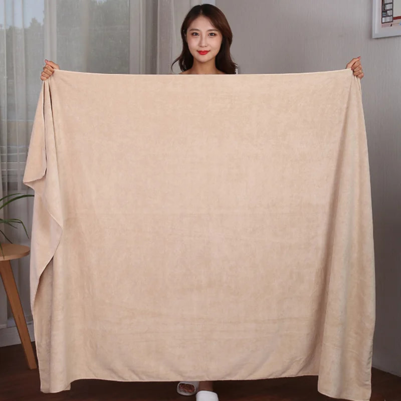 super large Microfiber bath towel,soft, high absorption and quick-drying, sports, Beauty salons and hotels multi-functional use.
