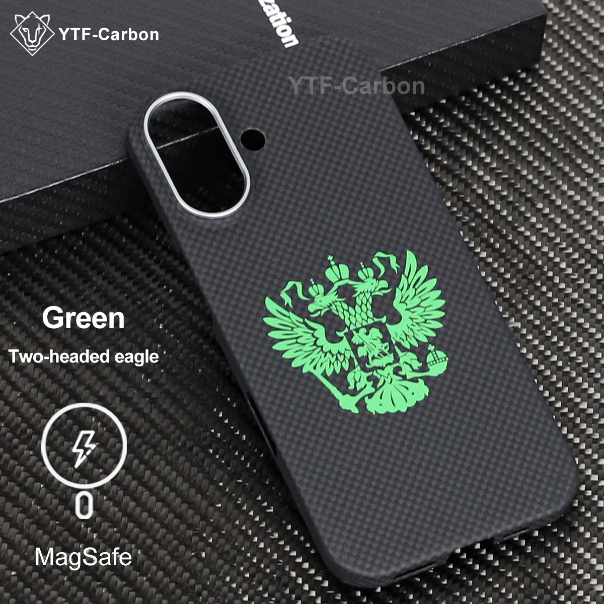 YTF-Carbon Magnetic Case For iPhone 17 17Pro Aramid Carbon Fiber Cover For Magsafe 17ProMax 17Air Cover Mobile Phone Accessories