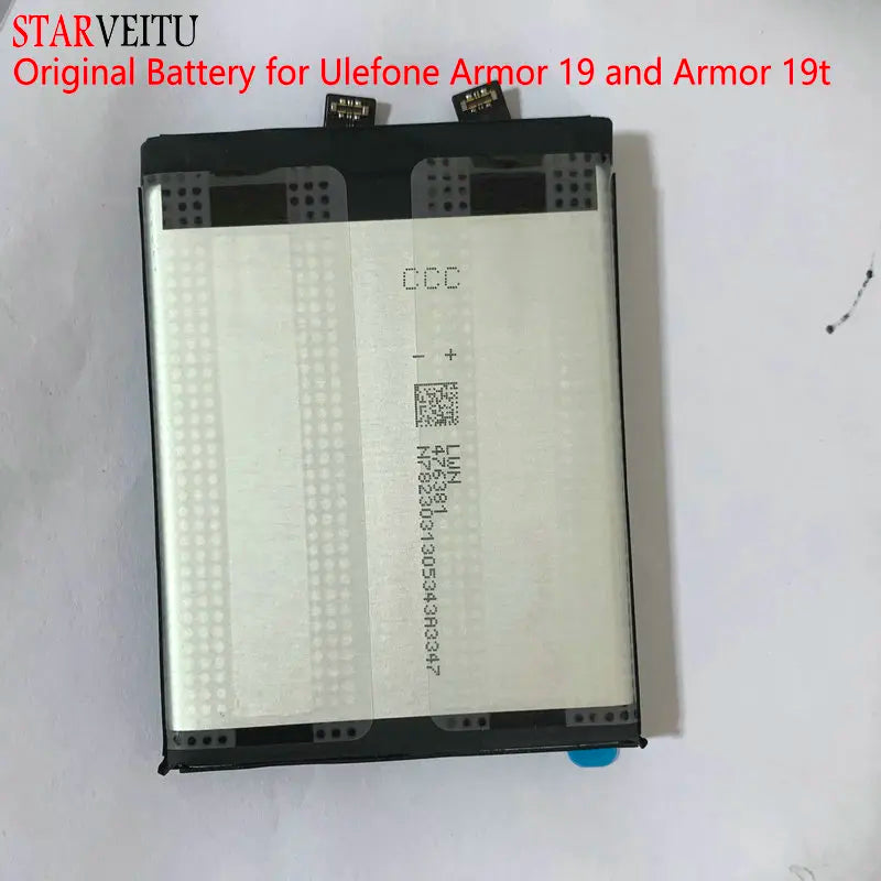 Armor 19t Battery for Ulefone Power Armor 19 Original Bateria 9600mAh 6.58"Mobile Phone Accessories