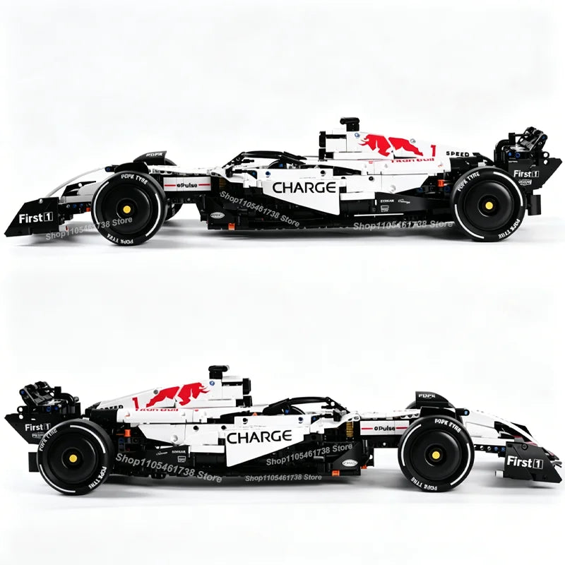 2026 New Model MK6025 Technical Classic Performance Series – 1,900 PCS RB21 White Sports Car Set for Home Décor and Gifts