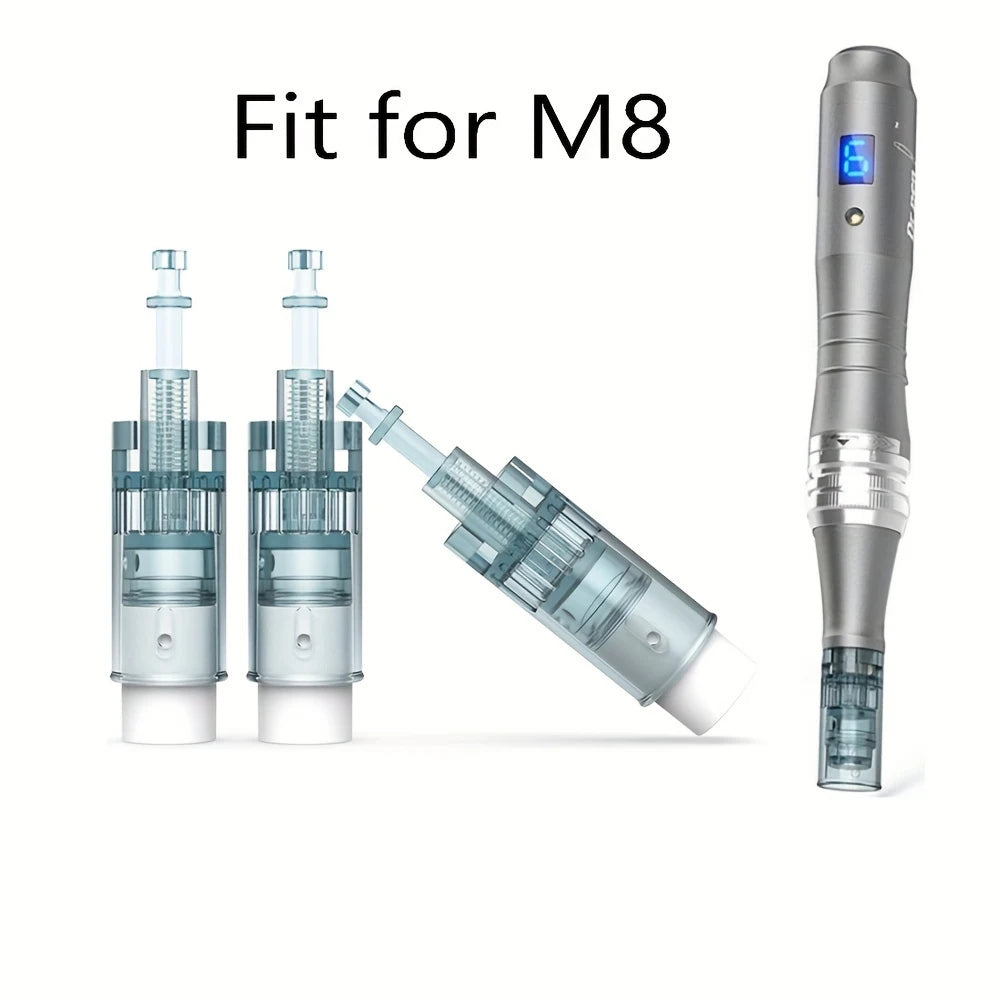Dr Pen Electric Ultima M8 Pen With 22pcs Cartridge Wireless Derma Microneedle Kit Dermapen Beauty Skin Care Needle Length 0.2mm