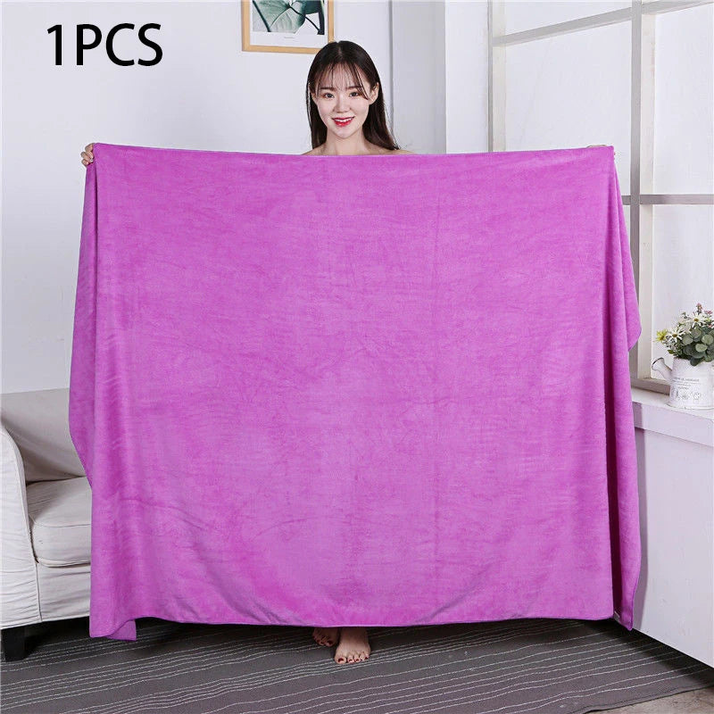 Large Size 180x200cm Thickening Beauty Salons Bath Towels Quick Drying Are Soft Skin Friendly Non Shedding Hotel Massage Towels