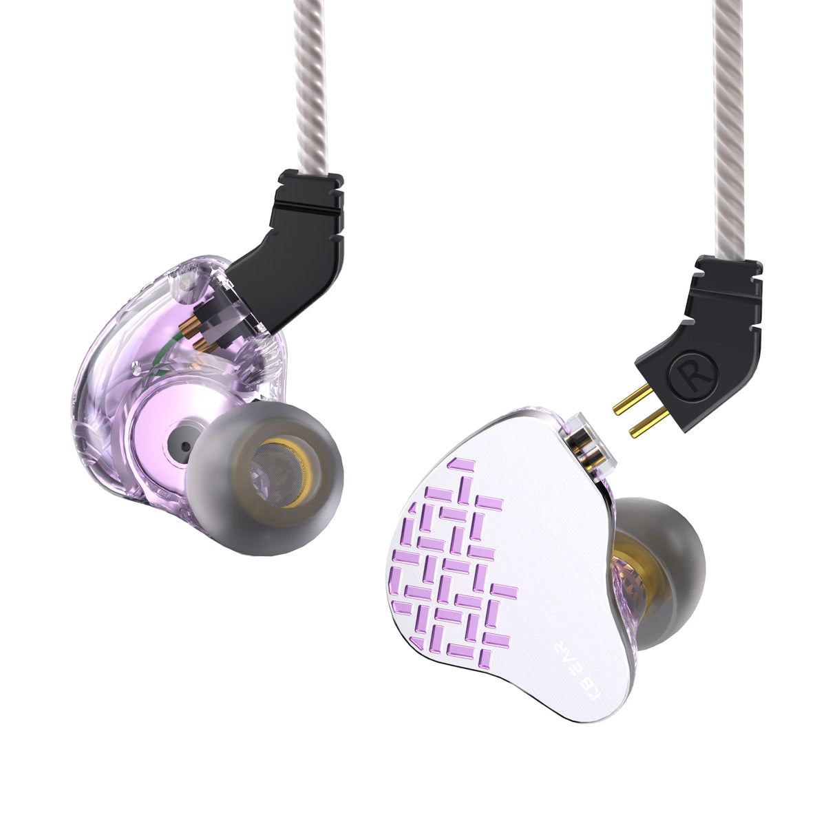 KBEAR Rosefinch HiFi In-ear Headphone OFC Detachable Audio Cable Wired Earphone Monitor Dynamic Music Headset Lark Earbuds IEMs