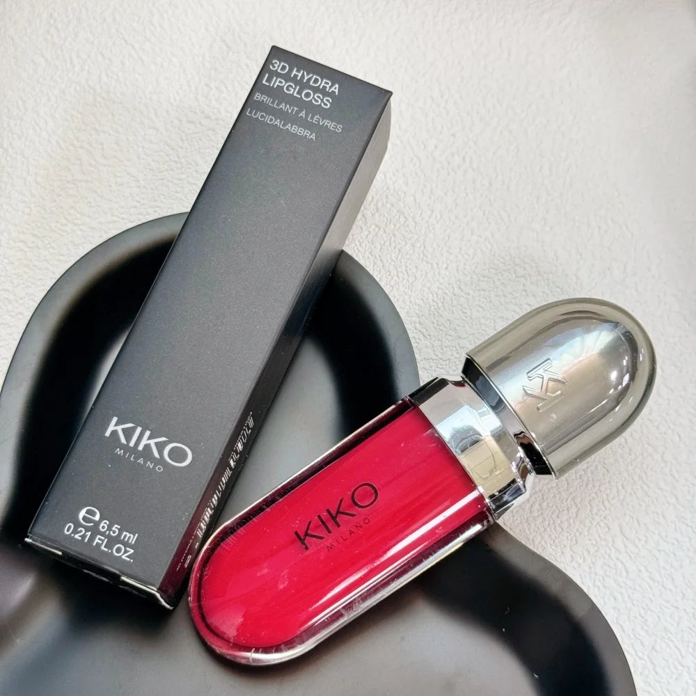 KIKO Milano Long Lasting Oil Control Weightless Wet Dry Powder 3D Hydra Glossy Shine Lip Gloss KIKO Eyeshadow Beauty Makeup Gift