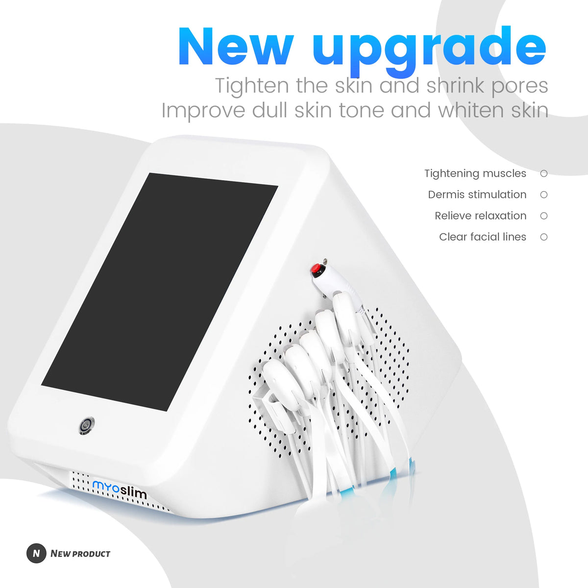 Myoslim RF Face Lifting Beauty Equipment Anti-Aging Device Microcurrent Wrinkle Removal Machine for Skin Tightening And Firming